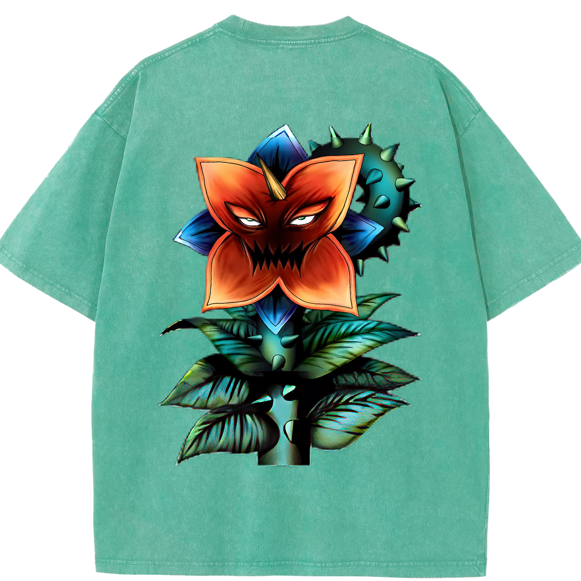 （画像用） 遊☆戯☆王 Yu-Gi-Oh! 綿100% ヴィンテージ風 半袖Tシャツ（背面プリント）